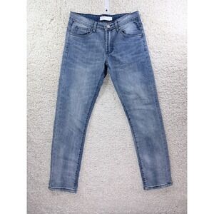 Refinery Republic Slim Fit Jeans Mens 30x30 Light Blue Excellent Stretch Denim